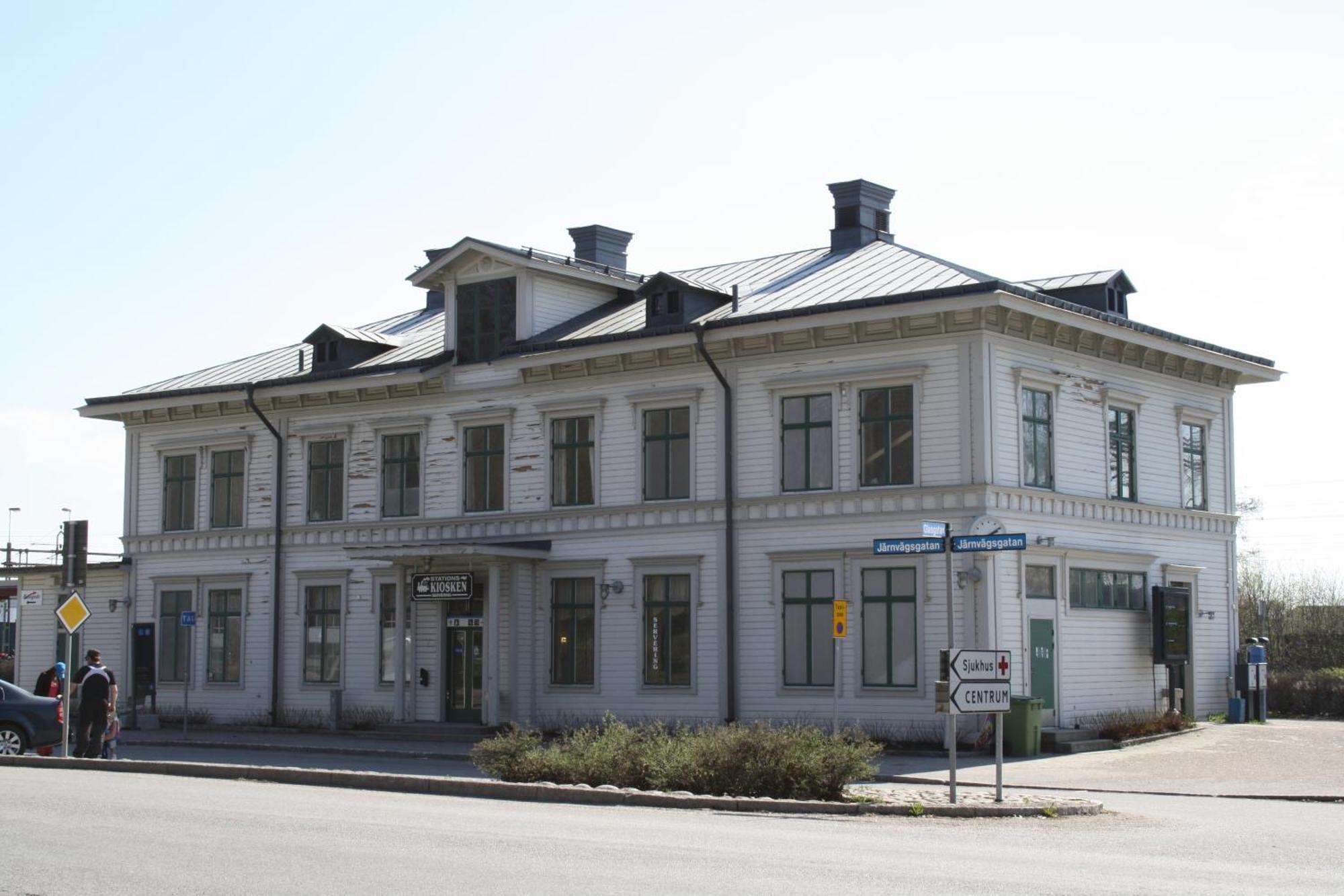 Stationshusets Hotell Och Cafe ヒェーピング エクステリア 写真